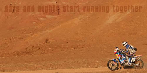 ktm star chris blais rips the red sand of algeria